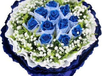 愈愛愈好 精品藍色妖姬情人節(jié)專屬鮮花預訂